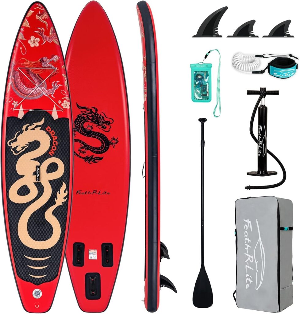 feath r lite rojo tabla de paddle surf de uso mixto