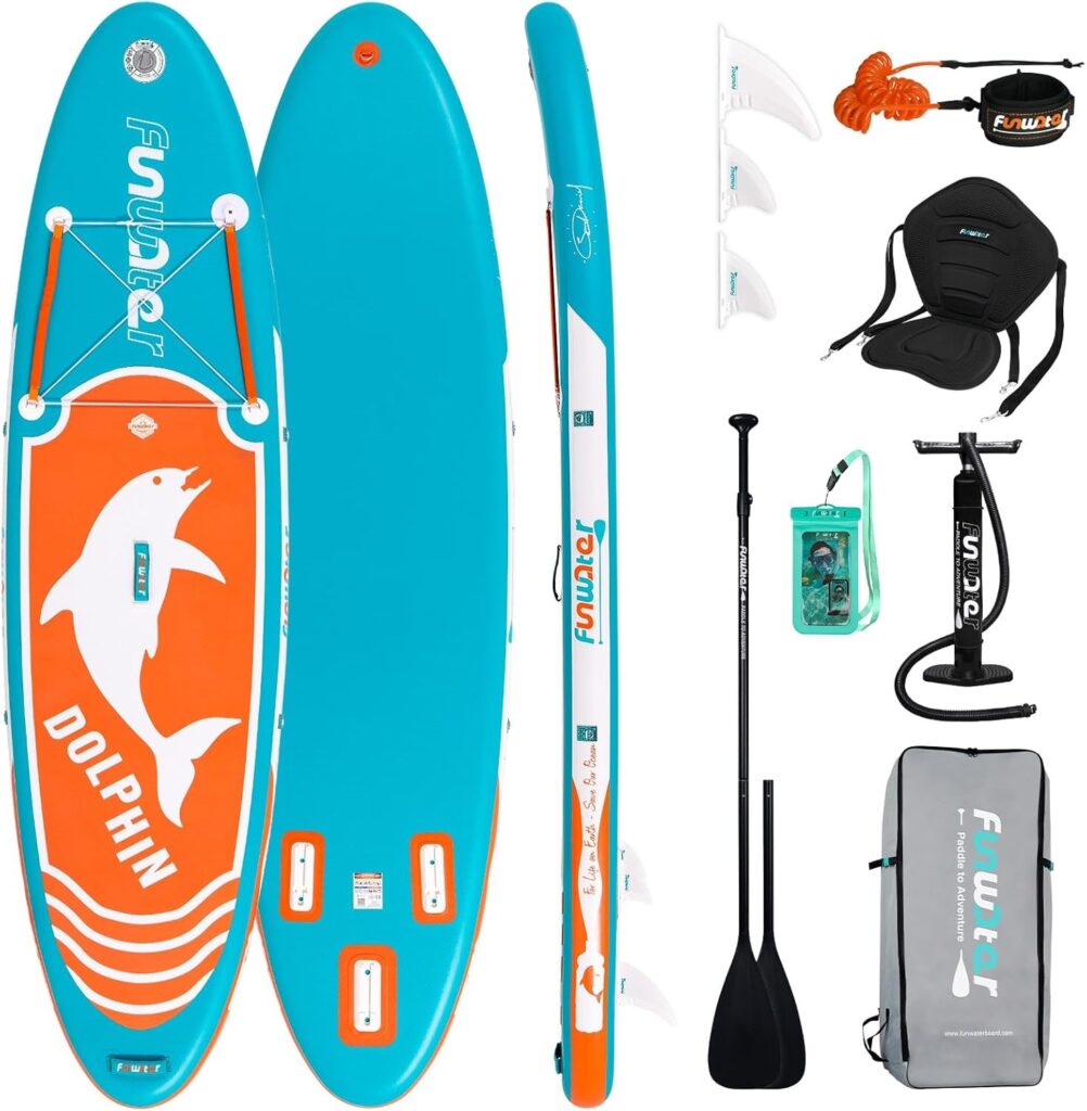 funwater dolphin tabla de paddle surf para principiantes uso mixto funwater